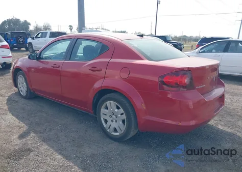 2013 Dodge Avenger Se z USA, uszkodzony, nr VIN 1C3CDZAB8DN637690